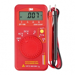 3M DT-100 포켓 디지털 테스터기