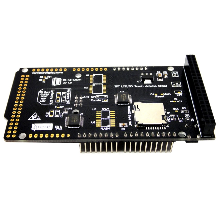 Arduino 2.4 TFT LCD Touch Shield w/ILI9341.Library for Mega/Due/Uno ER-TFTM024-3-4123 