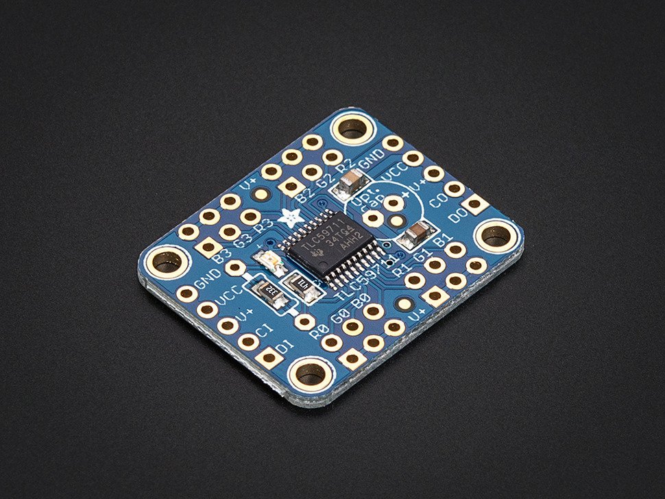 12채널 16비트 PWM LED 드라이버(SPI 인터페이스) / Adafruit 12-Channel 16-bit PWM LED Driver - SPI Interface - TLC59711 [1455]