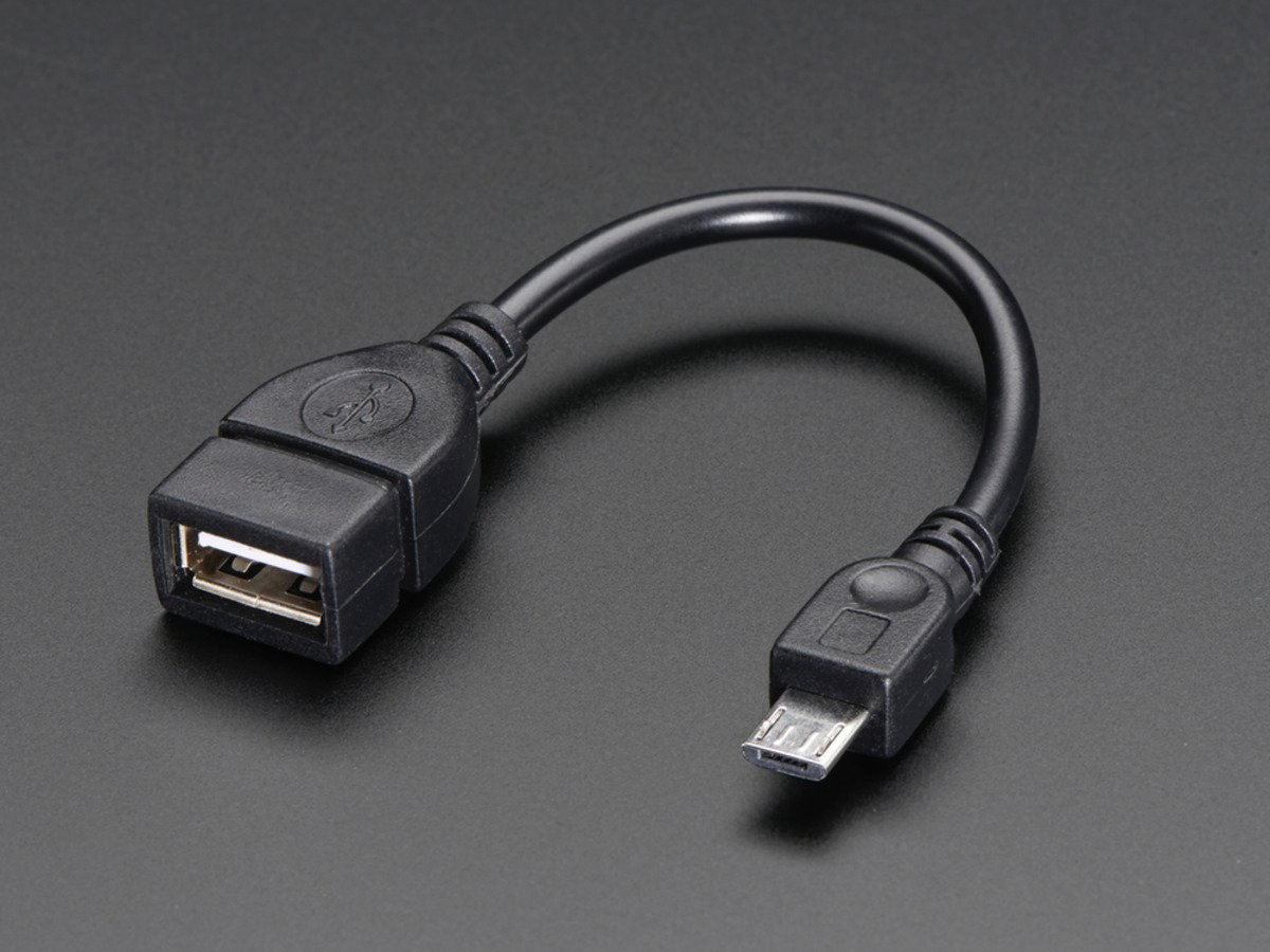 USB OTG 호스트 케이블 -마이크로 B OTG MTF [1099]