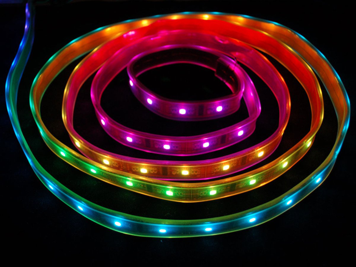 Digital RGB LED Weatherproof Strip - LPD8806 32 LED [306]
