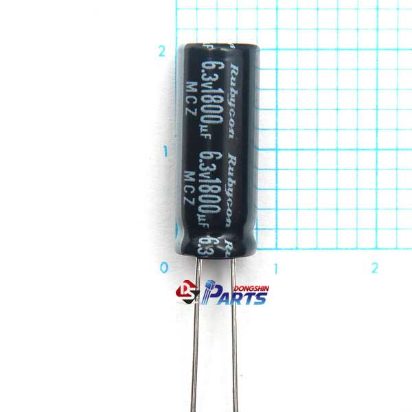 ELEC 캐패시터 6.3V 1800uF (105℃) - 8Φ