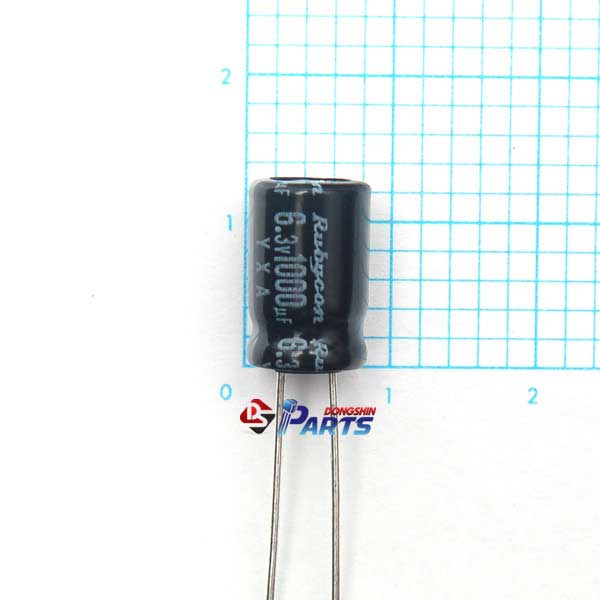 ELEC 캐패시터 6.3V 1000uF (105℃)