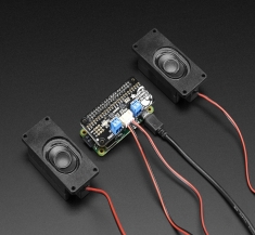 라즈베리파이 I2S 3W 스테레오 스피커 미니 키트 / Adafruit I2S 3W Stereo Speaker Bonnet for Raspberry Pi - Mini Kit [3346]