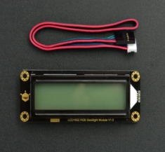 그래비티: RGB 백라이트 디스플레이가 있는 I2C 16x2 Arduino LCD [DFR0464]