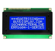 Character 16x4 LCD Arduino Display Module Commands White on Blue ERM1604SBS-1 