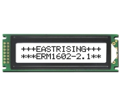 16x2 Character LCD Module Display w/HD44780 Controller Black on White ERM1602FS-2.1
