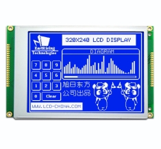 5.7 inch 320x240 Graphic LCD Module arduino w/Touch Screen,White on Blue ERM320240SBS-1