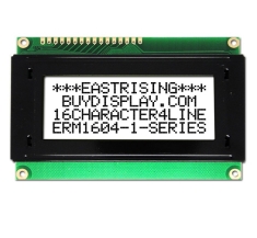 Module 16x4 LCD Display Character HD44780 Datasheet Black on White ERM1604FS-1
