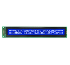Display 40x2 LCD Module Character Datasheet PDF,KS0066,White on Blue ERM4002SBS-1