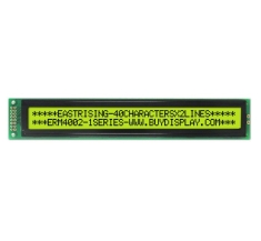 40x2 LCD Display Character Module Arduino Pinout HD44780 Black on YG ERM4002SYG-1