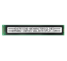 LCD Module 40x2 Pinout Character Display,Wide Angle,Black on White ERM4002FS-1