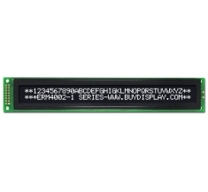 4002 40x2 Character LCD Display Module w/HD44780,White on Black ERM4002DNS-1