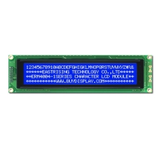 Character Arduino 40x4 LCD Display Datasheet,KS0066,White on Blue ERM4004SBS-1