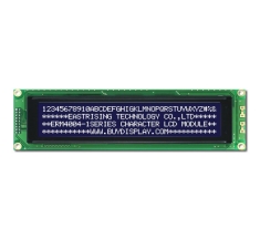 3.3V/5V 40x4 LCD Module Display,White on Black,HD44780 Controller ERM4004DNS-1