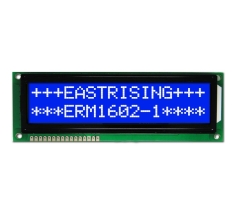 LCD 16x2 Display Module w/PDF Datasheet Price Pinout White on Blue ERM1602SBS-1 