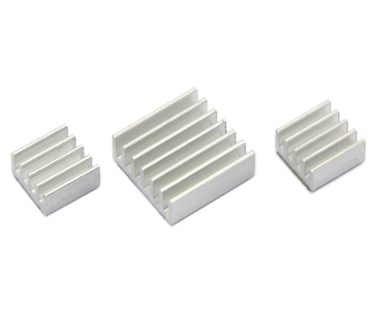 라즈베리파이용 알루미늄 열원 키트 Aluminum Heatsink Kit for Raspberry Pi [110990048]