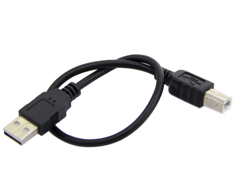 USB Cable Type A to B - 30CM Black [321010003]