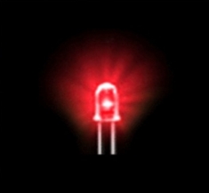 확산형 5파이 고휘도 LED _RED