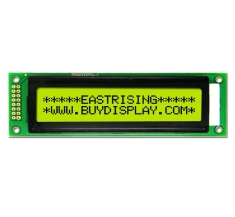 Arduino 20x2 LCD Module Display Datasheet Pinout HD44780 Black on YG ERM2002SYG-1
