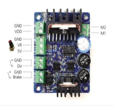 25W DC 모터 드라이버 디지털 입력 (DCMD-25-A)