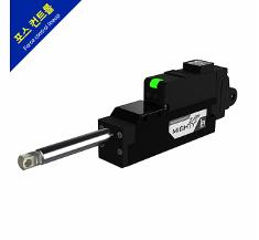 12Lf-17F-40 / 미니 리니어 서보 액츄에이터(12V 코어리스모터) / 정격 포스 17N / 속도 80mm/s / 40mm 스트로크 / RS-485통신 / 포스 컨트롤