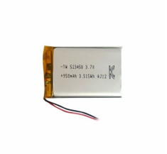 리튬폴리머 배터리 3.7V, 950mAh, KC인증