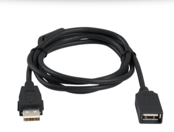 Locking USB  Cable (Female to Male)