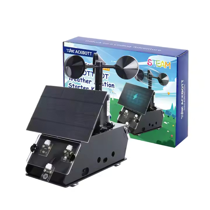  ACEBOTT  IOT Weather Station Starter Kit for ESP32（IPX2 Waterproof)