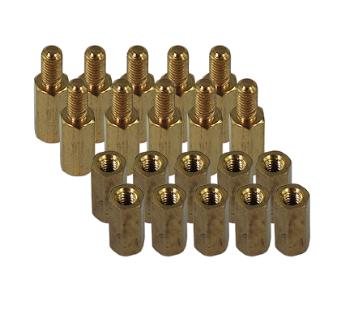 [황동 서포트 암-수 M3 x 10mm 10pcs]