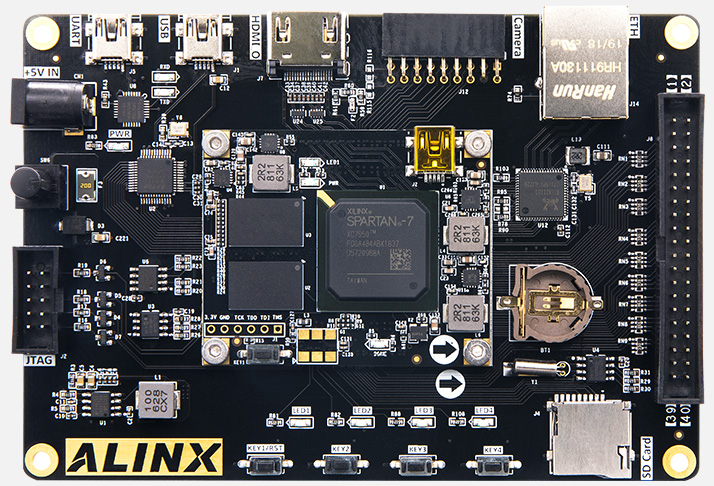 알링스ALINX-AX7050 AMD XC7S50 1GB RAM 16MB Flash 산업용 FPGA 개발 보드