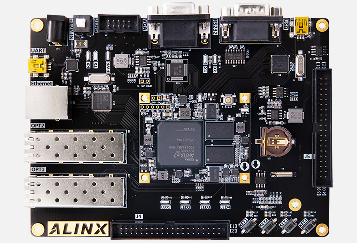 알링스ALINX-AX7102 AMD XC7A100T 1GB RAM 16MB Flash 산업용 FPGA 개발 보드