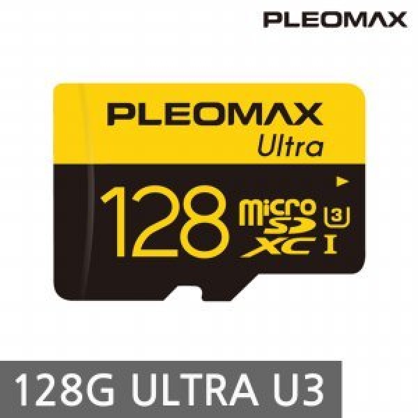 [플레오맥스] MicroSDHC/XC, Class10, ULTRA-HIGH, UHS-I (U3) MicroSDXC 128GB