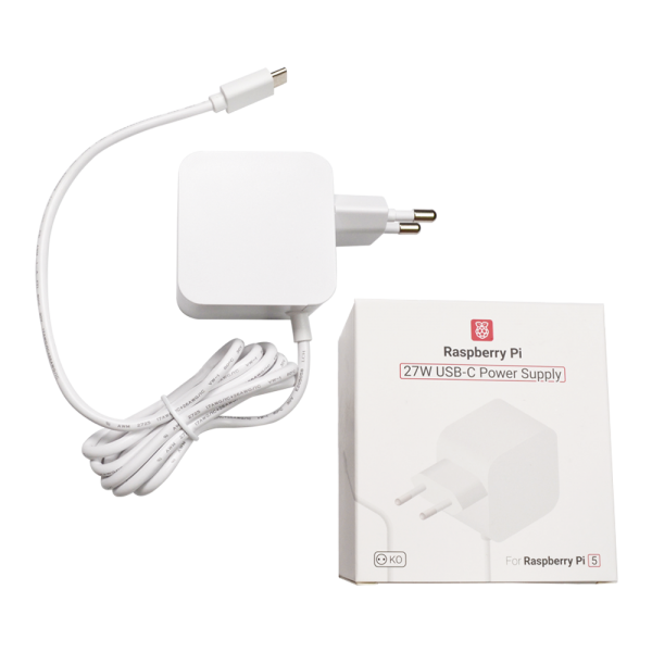 라즈베리파이5 27W USB-C 어댑터 (Raspberry Pi 27W USB-C Power Supply)