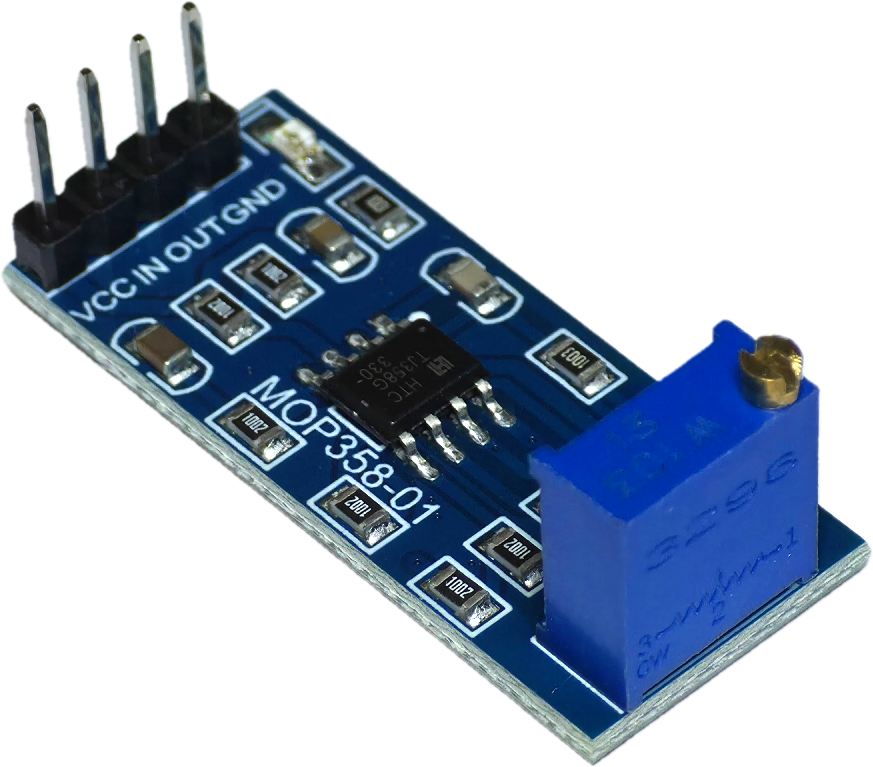 [자체 생산 IC 적용] LM358 Operational Amplifier Module [MOP358-01]