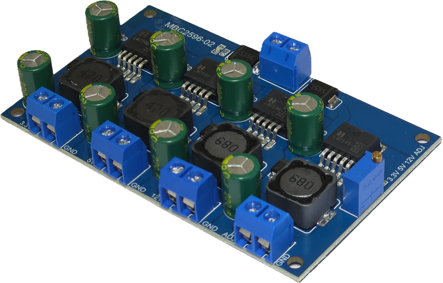 [자체 생산 IC 적용] LM2596 Buck Converter Module [MBC2596-02]