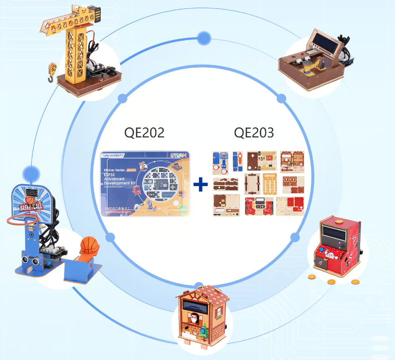 ESP32 어드밴스드 센서 키트 (MDF 확장팩 포함)