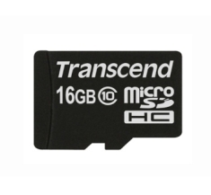 [Transcend] MicroSDHC, Class10 MicroSDHC 16GB [TS16GUSDC10]