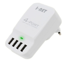 [인터아이넷] LS4U 국내+해외용 USB 4포트 멀티충전기 (34W68A)