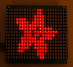 16x24 빨강 LED 매트릭스 패널 - Chainable HT1632C 드라이버 / 16x24 Red LED Matrix Panel - Chainable HT1632C Driver [555]