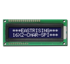 Serial 16x2 Character LCD Module 3.3V/5V Power White Text on Black ERM1602DNS-5