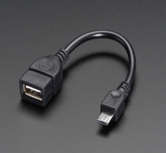 USB OTG 호스트 케이블 -마이크로 B OTG MTF [1099]