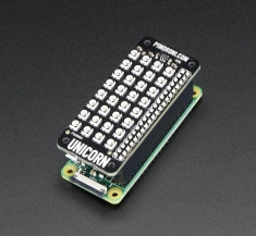 Pimoroni 유니콘 pHAT - 라즈베리 파이용 4×8 RGB LED 실드 [3181]
