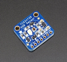 RGB 컬러 센서(IR 필터/백색 LED 포함) - TCS34725 / RGB Color Sensor with IR filter and White LED - TCS34725 [1334]