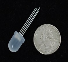 Diffused RGB (tri-color) 10mm LED (10 pack) - Common Anode [848]