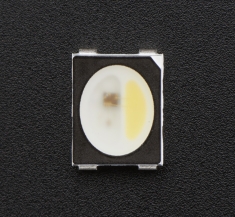 NeoPixel RGBW LEDs w/ Integrated Driver Chip - Cool White - ~6000K - Black Casing - 10 Pack [2762]